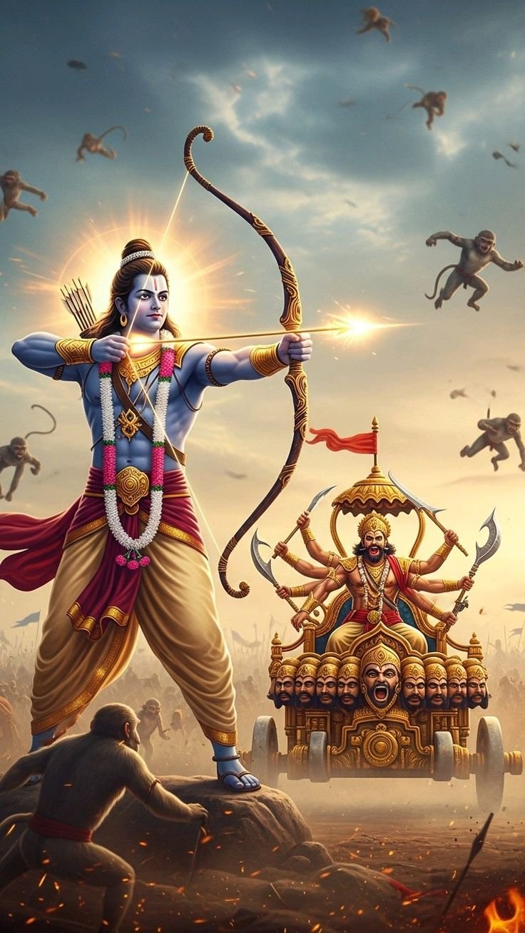 lord rama sunset temple photography