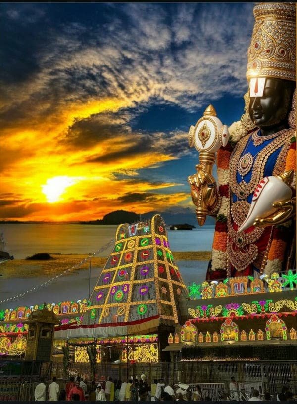 sacred perumal devotee prayer images